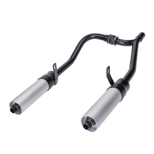 Ljuddämpare Jamarcol Twin, svart/alu (Honda MT50)