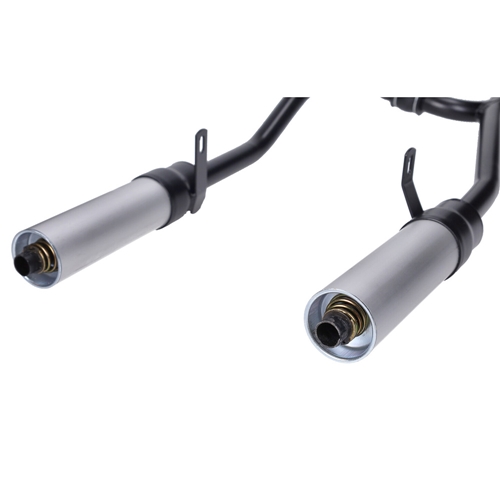 Ljuddämpare Jamarcol Twin, svart/alu (Honda MT50)