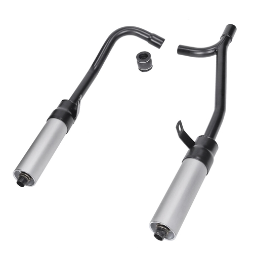 Ljuddämpare Jamarcol Twin, svart/alu (Honda MT50)