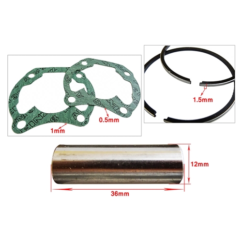 Cylindersats 44,5mm/65cc/12mm (Honda MB50/MT50) MALOSSI