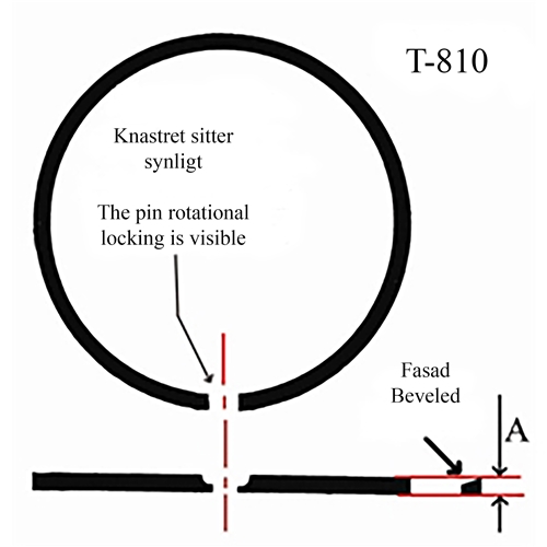 Kolvringssats 44,5×1,5mm, reservdelar moped, RINAB, Yamha DT50