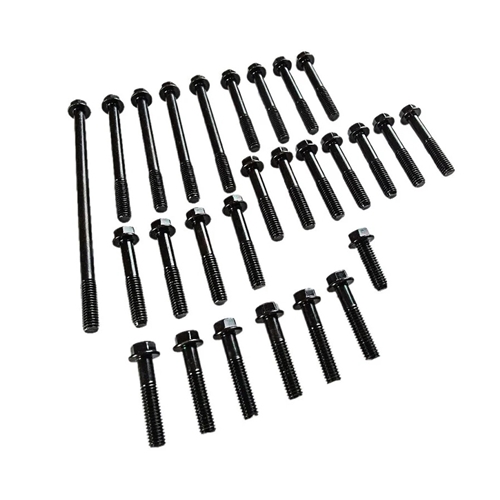 Skruvsats motor, sexkantsbult, svart (Honda MB50/MT50)
