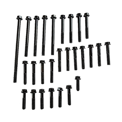 Skruvsats motor, sexkantsbult, svart (Honda MB50/MT50)