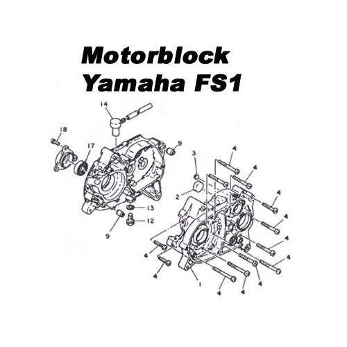 Vevhusventilation, original (Yamaha FS1/FS1-DX)