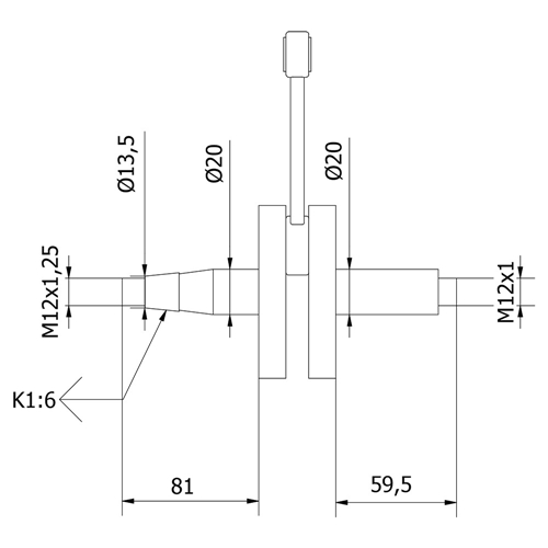 Vevparti komplett - NTS (Yamaha DT50)