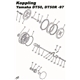 Lamellsats 2st/sats (Yamaha DT/FS1)