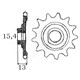 Framdrev (Zündapp 4/5vxl) Stora splines