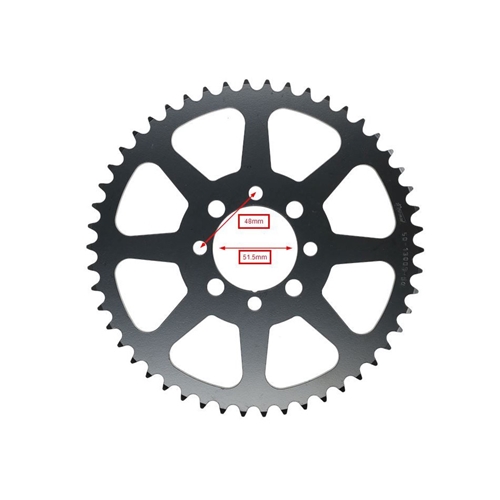 Bakdrev 50 kugg (Suzuki TS50X) ESJOT, Reservdelar till moped, RINAB, moped, 