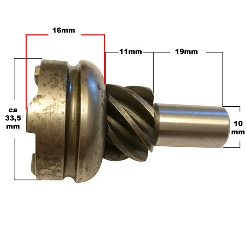 Kickdrev (139QMB motor), tillbehör & reservdelar, RINAB