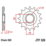 Framdrev 12 kugg (Honda CR 125 87-03)