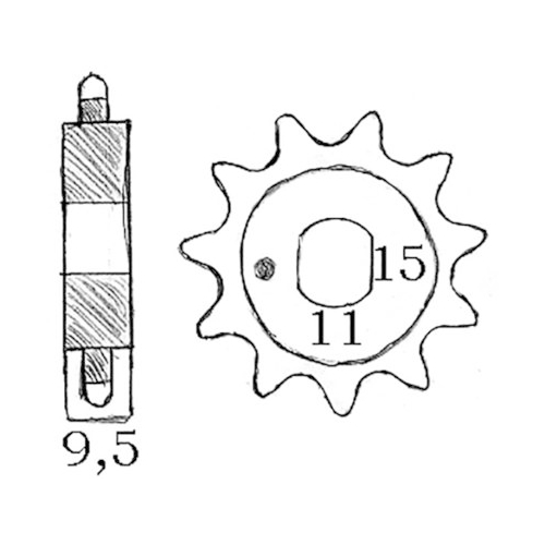 Framdrev (Kreidler 4/5 vxl) RINAB