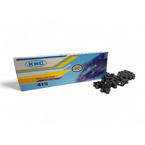 Kedja 415/122 länkar (1/2" x 3/16") KMC, Reservdelar till moped, RINAB, moped, 