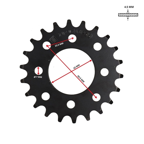 Bakdrev 22 kugg (Tomos) - ESJOT