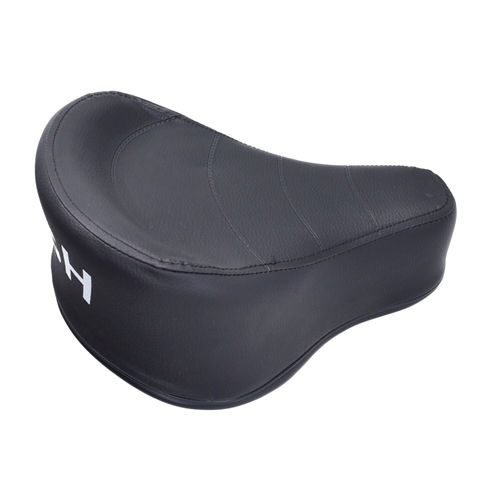 Sadel, Svart m. vit text (Puch Florida/Maxi senare modeller), reservdelar och tillbehör till moped, RINAB