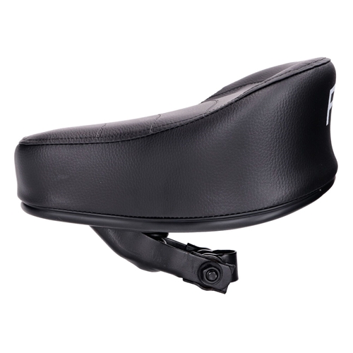 Sadel, Svart m. vit text (Puch Florida/Maxi senare modeller), reservdelar och tillbehör till moped, RINAB