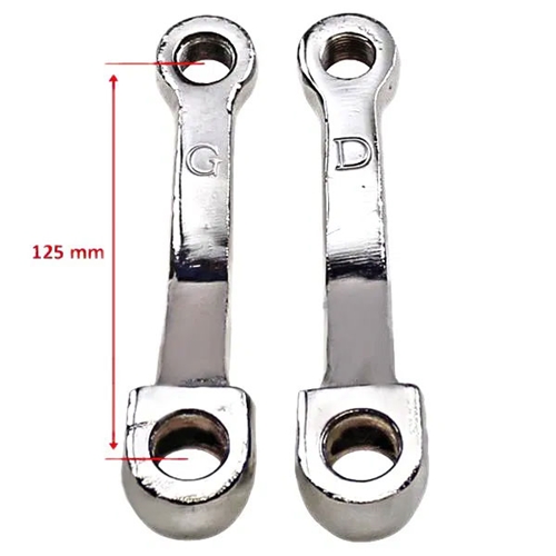 Pedalarmar 9/16" 125mm (Piaggio Ciao/Bravo/SI m.fl.), RINAB