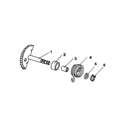 Kickaxel (139QMB motor), RINAB, tillbehör, snöskoter, moped, atv, cross, släpvagn, trailer