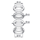 Styrlagersats 30mm (MBK/Yamaha 02-)