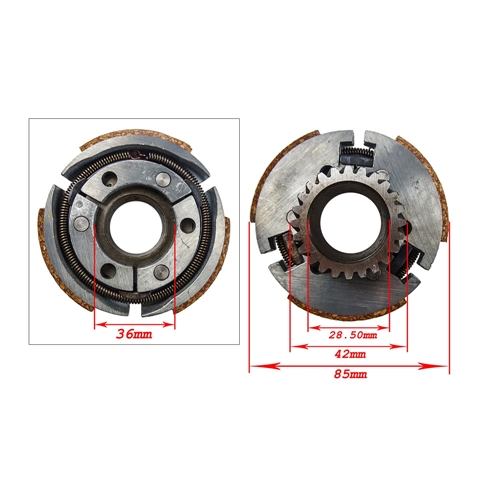 Koppling komplett 2:an (Tomos A35/A55)
