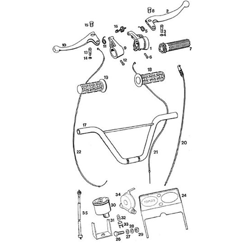 Instrumentpanel (Tomos) RINAB