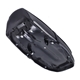 Dyna lång "buddyseat", svart m. vit text (Yamaha FS1)