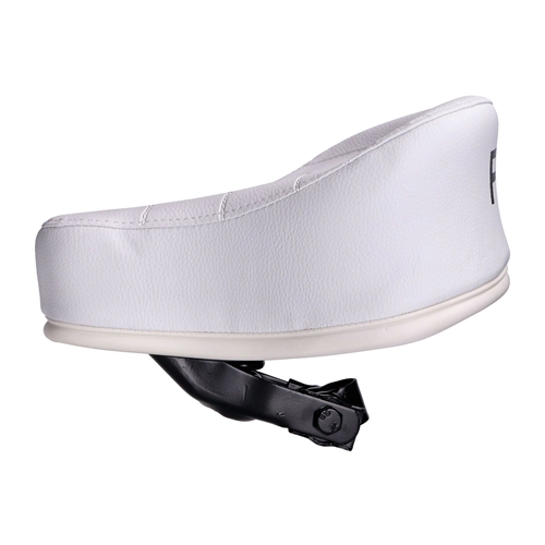 Sadel, Vit m. svart tryck (Puch Maxi), RINAB