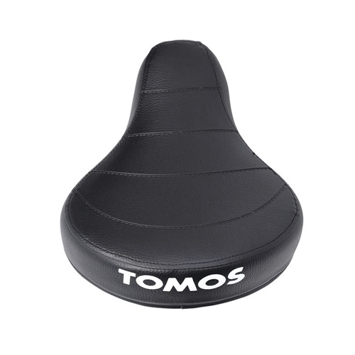 Sadel, svart (Tomos), reservdelar moped, RINAB