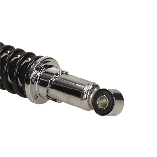 Stötdämpare 335mm/12mm/10mm Svart/Krom MDI (Honda MT50/MB50), reservdelar och tillbehör till moped, RINAB