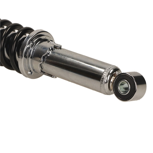 Stötdämpare 365mm/12mm/10mm, krom/svart - Forsa MDI (Honda MT50/MB50)