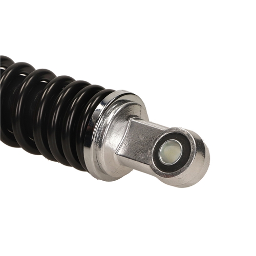 Stötdämpare 365mm/12mm/10mm, krom/svart - Forsa MDI (Honda MT50/MB50)