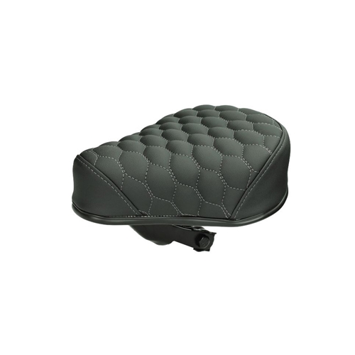 Sadel, custom svart/grå, Reservdelar till moped, RINAB, moped, 