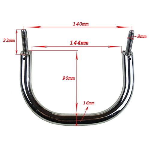 Bärhandtag Mustang TT Cuppini, Reservdelar till moped, RINAB, moped, 
