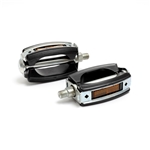 Pedalsats 1/2" Svart/n. reflex (Universal)
