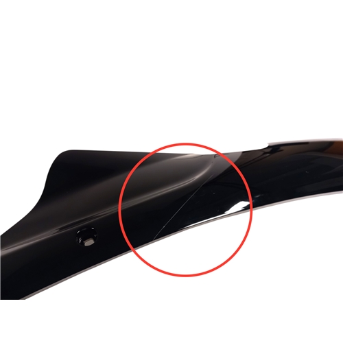 Sidokåpa nedre vänster, Svart (Baotian BT49QT-9/YY50QT mfl) - REPA, RINAB