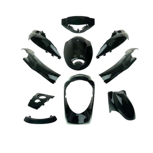 Kåpkit Svart (Baotian BT49QT-9/YY50QT mfl), RINAB