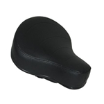Sadel, Låg, Svart utan tryck (Puch Maxi)