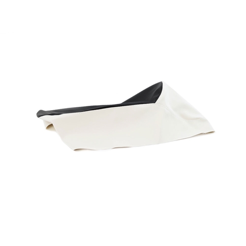 Sadelklädsel, Svart/Vit (Puch Alabama 1961-65), RINAB