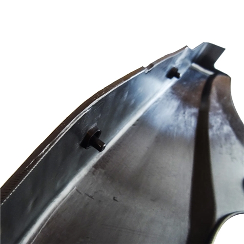 Sidokåpor / kåpsats, svart, matt (Tomos A35)