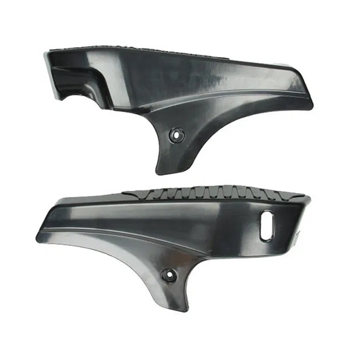 Sidokåpor / kåpsats, svart, olackad (Tomos A35)