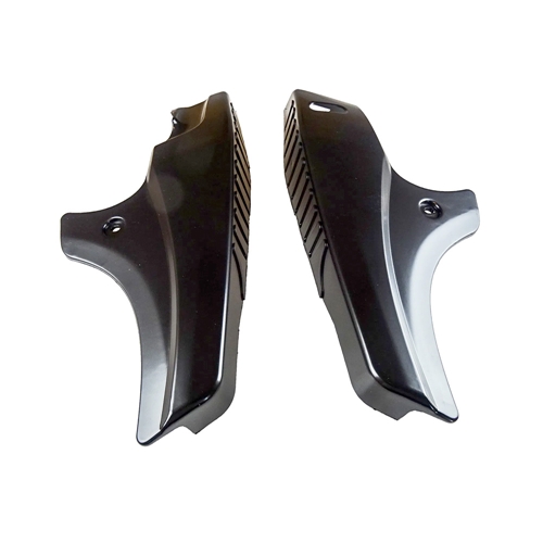 Sidokåpor / kåpsats, svart, olackad (Tomos A35)