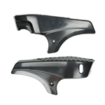 Sidokåpor / kåpsats, svart, olackad (Tomos A35)