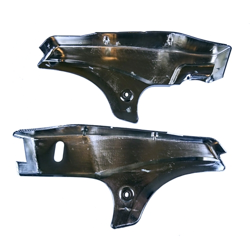 Sidokåpor / kåpsats, krom (Tomos A35)