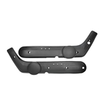 Sidokåpor, Svart, utan variator (Piaggio Ciao) DMP