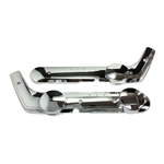 Sidokåpor, Krom, A-kvalitet, m. variator (Piaggio Ciao)