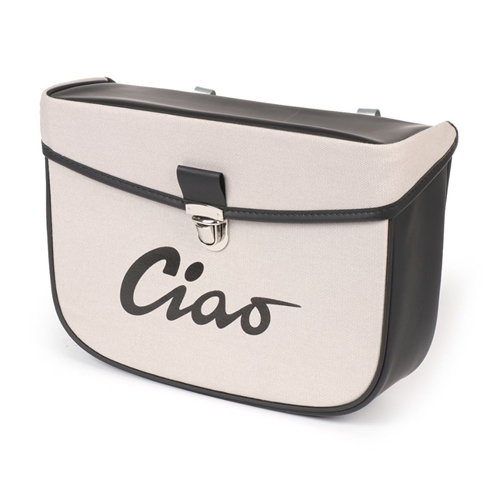 Sidoväska Moto-Nostra Grå/Svart (Piaggio Ciao), RINAB