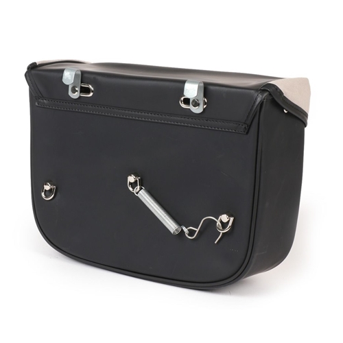 Sidoväska Moto-Nostra Grå/Svart (Piaggio Ciao), RINAB