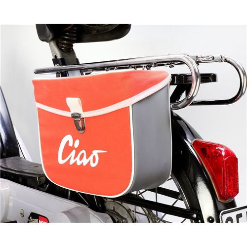 Sidoväska Moto-Nostra Orange/Grå (Piaggio Ciao), RINAB