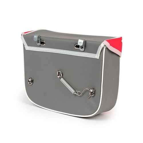 Sidoväska Moto-Nostra Röd/Grå (Piaggio Ciao), RINAB