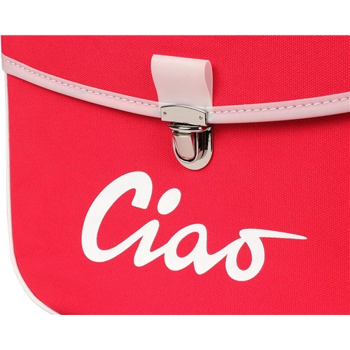 Sidoväska Moto-Nostra Röd/Grå (Piaggio Ciao), RINAB