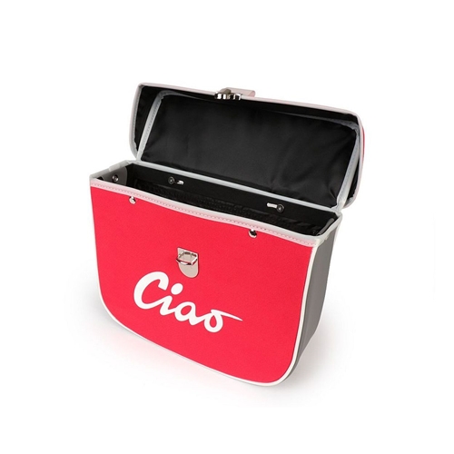 Sidoväska Moto-Nostra Röd/Grå (Piaggio Ciao), RINAB